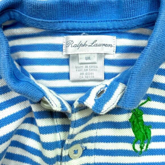 Ralph Lauren Striped Polo Coverall - Picture 3 of 10